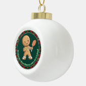 ピックボール🎄メリークリスマスカスタム文字 セラミックボールオーナメント (右)