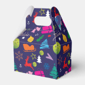 ピックボール🎄メリークリスマスカスタム文字 フェイバーボックス (裏面サイド)