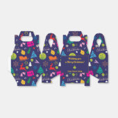 ピックボール🎄メリークリスマスカスタム文字 フェイバーボックス (折り畳みなし)