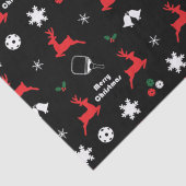 ピックボールメリークリスマス🎄ラッピング黒 薄葉紙 (詳細)