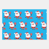 ピックボール🎅🎁メリークリスマスラッピング ラッピングペーパーシート (正面3)