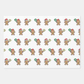 ピックボール🎅🎁メリークリスマスラッピング ラッピングペーパーシート (正面)