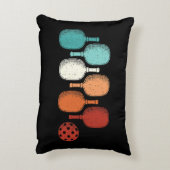 ピックボールラバーレトロパドルスポーツヴィンテージ アクセントクッション (裏面(縦))