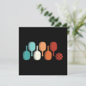 ピックボールラバーレトロパドルスポーツヴィンテージ サンキューカード (スタンド正面)