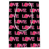 ピックボールラブピンクパーティー特別イベント ミディアムペーパーバッグ (正面)