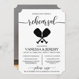 ピックボールラブリリハーサルディナー招待状 招待状