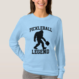 ピックボールレジェンドビグおもしろいフット Tシャツ