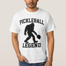 ピックボールレジェンドビグおもしろいフット Tシャツ