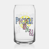 ピックボールレタリング ガラス缶 (正面)