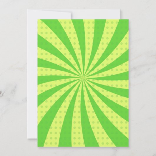 ピックボールレトログリーンスポーツ写真誕生日 招待状 (裏面)