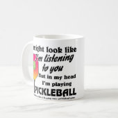 ピックボール中毒 コーヒーマグカップ (正面左)