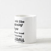 ピックボール中毒 コーヒーマグカップ (中央)