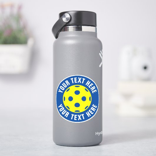 ピックボール付きビニールカスタムシール文字 シール (HydroFlask)