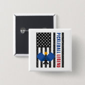 ピックボール伝説USA 缶バッジ (正面&裏面)