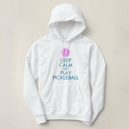 ピックボール保フード付きスウェットシャツCalm and 遊 Pickleball パーカ