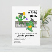 ピックボール卒業パーティーのピックボールオープンハウス 招待状 (スタンド正面)