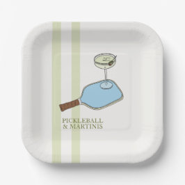 ピックボール及びマルティーニパーティー ペーパープレート