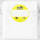 ピックボール名タグ – トーナメント社交レッスン ラウンドシール (バッグ)