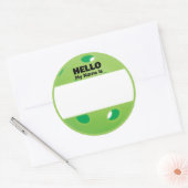 ピックボール名タグ – トーナメント社交レッスン ラウンドシール (封筒)