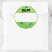 ピックボール名タグ – トーナメント社交レッスン ラウンドシール (バッグ)