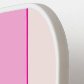 ピックボール名前をカスタムするイニシャルピンク ピックルボールラケット (左詳細)