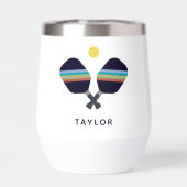 ピックボール名前をカスタムする選手ギフト (背面)