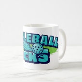 ピックボール吸の コーヒーマグカップ (正面右)