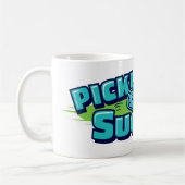 ピックボール吸の コーヒーマグカップ (左)