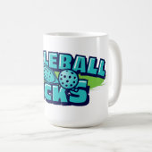 ピックボール吸の コーヒーマグカップ (正面右)