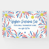 ピックボール大会パーティー愛国花火 横断幕 (横)