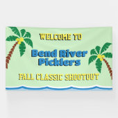 ピックボール大会6 x 10屋外 横断幕 (横)