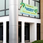 ピックボール大会6 x 10屋外 横断幕 (ビルの外側)