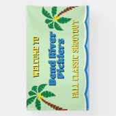 ピックボール大会6 x 10屋外 横断幕 (縦)