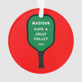 ピックボール夫人クロース収集可能 オーナメント (裏面)