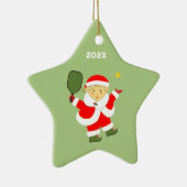 ピックボール夫人クロース・クリスマス セラミックオーナメント (右)