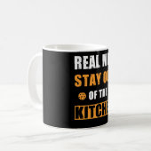 ピックボール実在ギフトメンズがキッチンから離れる コーヒーマグカップ (正面左)