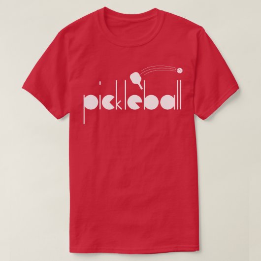 ピックボール幾何学フォント1 Tシャツ (デザイン正面)
