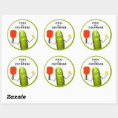 ピックボール引用文 ラウンドシール (シート)