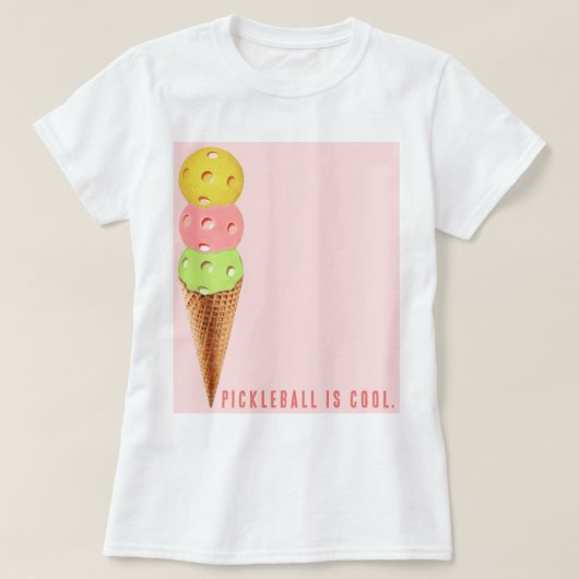 ピックボール引用文 Tシャツ (デザイン正面)
