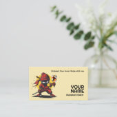 ピックボール忍者プロ 名刺 (スタンド正面)