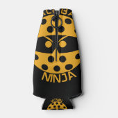 ピックボール忍者 – オレンジ ボトルクーラー (裏面)