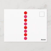 ピックボール恋人バレンタインデー3つの小さな単語 ポストカード (裏面)