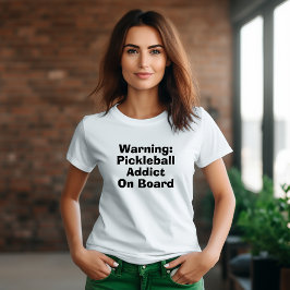 ピックボール愛好家の夢のスローガンおもしろい Tシャツ