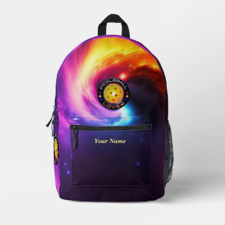 ピックボール愛好家1オプションプリントカットソーバッグ プリントバックパック