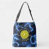 ピックボール愛好家1オプション クロスボディバッグ (裏面)