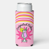 ピックボール指定ディンカーピンクマルガリータ スリム缶クーラー (Seltzer正面)