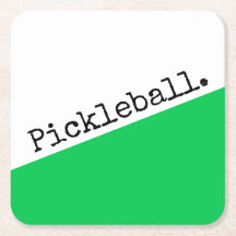 ピックボール明るい緑の白の傾斜色ブロック