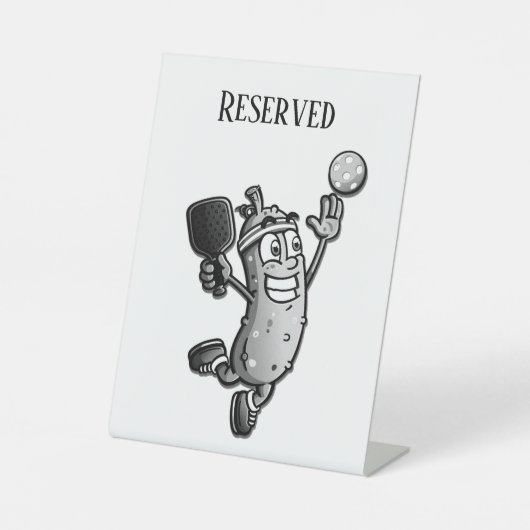 ピックボール星予約済み 台座サイン (正面)