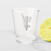 ピックボール星 ショットグラス (裏面)