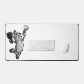 ピックボール星 デスクマット (キーボード&マウス)